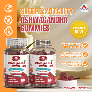Gommose all'Estratto di Ashwagandha, Superfood Erboristico con Pectina per Anziani, Etichetta Privata OEM, Consegna Espressa, 300mg D2 Magnesio - Product Image 2