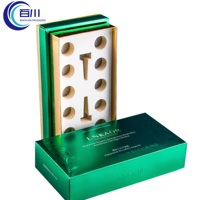 Caja de Regalo Rígida de Papel Plateado de Alta Calidad 2026, Caja con Logotipo para Maquillaje, Joyería, Frascos, Botellas y Productos para el Cuidado de la Piel