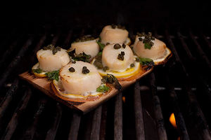 Barbacoa BBQ Premium Natural Western Red Cedar Wood Board Asar a la parrilla tablones para asar pescado Carne Salmón Mariscos Filetes Vegetales - Product Image 6