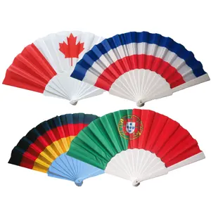 Business Promotion 23cm Available Or Custom Colour Digital Printing Small Low Price Wedding Party Plastic Fan