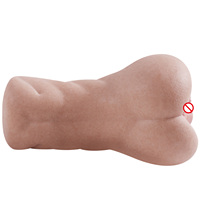 Lebensechter 3D-Textur Männlicher Masturbator Hautähnliches Silikon-Stroker-Gerät Künstliche Vagina Taschenmuschi Realistisches Männer-Sexspielzeug