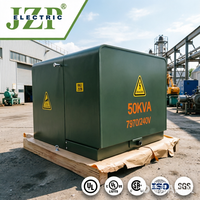 Transformateur de distribution monophasé ONAF monté sur socle JZP à haut rendement énergétique 100 kVA 11 kV pour réseau
