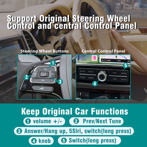 MMI Android Auto para Volkswagen <span class=keywords><strong>Touareg</strong></span> 2011-2019 3G REPRODUCTOR DE DVD para coche Mirror Link Air Play Radio Car Play inalámbrico <span class=keywords><strong>Apple</strong></span> <span class=keywords><strong>CarPlay</strong></span> - Product Image 5