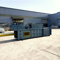 Presse à balles horizontale hydraulique robuste LongMiao pour la paille, le foin, la ensilage et les déchets agricoles, contrôle automatique par PLC, haute capacité