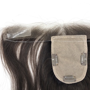 ท็อปเปอร์ผมแท้ LONGFOR 2026 แบบฐานไหม พร้อมเชือกผูกผมแบบ <span class=keywords><strong>Swiss</strong></span> Lace HD Hairline Replacement Fish <span class=keywords><strong>String</strong></span> ผมแท้ 100% สำหรับผู้หญิง  ผู้จัดจำหน่ายยอดนิยม - Product Image 5