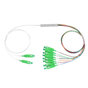 Groothandelsprijs Ftth 2X8 2*8 2:8 2*4 2 * N Stalen Buis Mini-Module Sc Apc G657a 0.9Mm Glasvezel Plc Splitter - Product Image 1