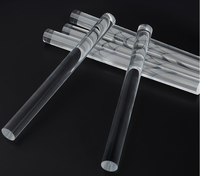 Tige en plexiglas transparent, tige/barre en acrylique/PMMA personnalisée, diamètre 1-400 mm, colonne de cristal, guide de lumière, moules de traitement