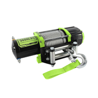 Treuil électrique OEM ODM avec télécommande filaire et sans fil, câble en acier de 6,4 mm, treuil de grue automatique pour tout-terrain