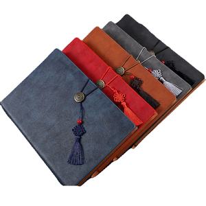 Carnet à couverture rigide personnalisé style chinois, <span class=keywords><strong>classeur</strong></span> à 6 anneaux, organiseur A5 en cuir PU, <span class=keywords><strong>magazine</strong></span> - Product Image 2