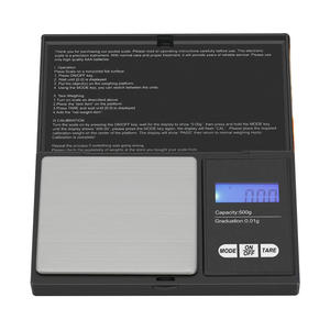 Báscula Digital Electrónica de Bolsillo de Acero Inoxidable para Joyería, 500g, Precisión de 0.01g, Portátil, para el Hogar, C253 - Product Image 6