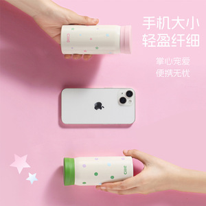 Gobelet à eau portable mini mignon haut de gamme en acier inoxydable pour hommes et femmes étudiants Design de rouge à lèvres tendance - Product Image 2