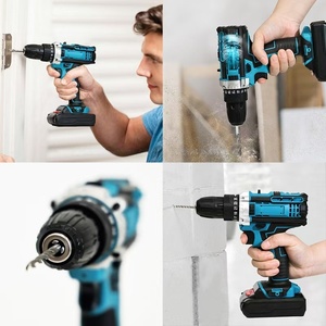 Juego de Taladro Inalámbrico Profesional Multifuncional, Juego de Destornilladores Eléctricos Recargables de Litio, Herramientas Industriales, Juego Combinado para Bricolaje - Product Image 2