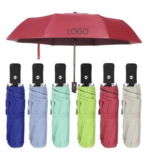 Oem Suppliers Cheap Advertising Printed Logo Black Coating Rainproof Automatic 3 Folding Custom <b>Umbrella</b> - Product Image 1