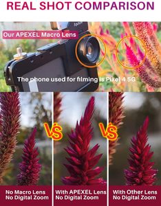 <span class=keywords><strong>APEXEL</strong></span> — objectif de téléphone HD pour <span class=keywords><strong>iPhone</strong></span> 12 pro, objectif macro à effet bokeh, 100mm - Product Image 4