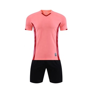 25-26 Jersey Sepak Bola Kustom Kaos Lengan Pendek Set Pria Tracksuit Atletik 100% Katun Cetak Transfer Panas Cepat Kering - Product Image 5