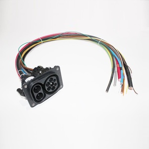 CCS2 200A EV <span class=keywords><strong>prise</strong></span> de charge 125A 150 <span class=keywords><strong>Combo</strong></span> 2 <span class=keywords><strong>CCS</strong></span> 2 <span class=keywords><strong>prise</strong></span> cc AC 63A entrée latérale de voiture avec câble de 0.5m - Product Image 2