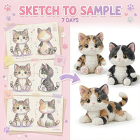 Peluche de chat personnalisée de haute qualité, OEM ODM, poupée chaton réaliste en peluche, rembourrage en coton PP doux, peluche de chat personnalisée