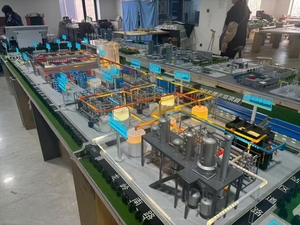 Tùy Chỉnh Thu Nhỏ Thiết Kế Hiện Đại Phong Cách Xử Lý Nước Thải Nhà Máy Xử Lý Cát Bảng Mô Hình Quy Mô Kiến Trúc Nhà Sản Xuất Mô Hình - Product Image 2