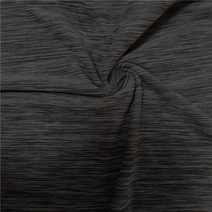 Mingmao-tela 92% poliéster 8% elastano negro y gris, tela teñida, Jersey Deportivo Superior - Product Image 4