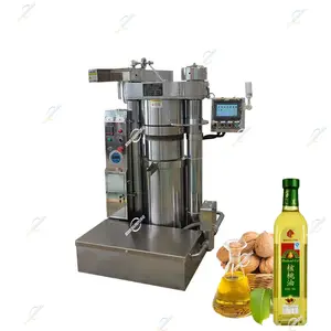 Vận hành bằng tay thủy lực bán tự động Báo Chí lạnh Walnut dầu mè ép máy chiết xuất