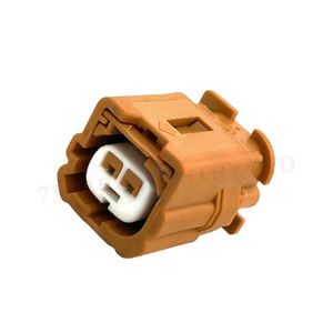 自動車2ピンセンサーワイヤーハーネスコネクタABS/ナイロンハウジング銅端子自動車衝突センサー7283-6502-50 - Product Image 1