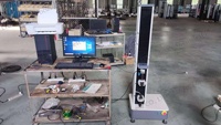 Máquina de prueba universal de plástico y metal, equipo de prueba extensible de una sola columna, 5KN, 2 unidades