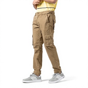 Pantalones Cargo para Hombre, de Algodón, Casuales, de Trabajo, con Múltiples Bolsillos, con Puños Elásticos, Ropa de Moda Urbana para Exteriores - Product Image 2