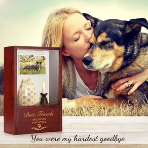 Urna Conmemorativa para Cenizas <span class=keywords><strong>de</strong></span> Perro, Recuerdo para Mejores Amigos que Nunca se Olvidarán, Regalo <span class=keywords><strong>de</strong></span> Condolencias para Mascotas, Recuerdo para Gatos - Product Image 6