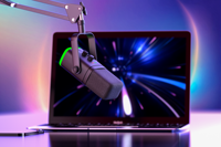 Microphone USB YU8 RGB Type-C XLR avec bras articulé réglable, condensateur, réduction de bruit ENC pour PC Gaming