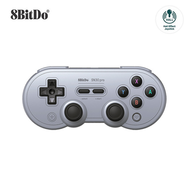 8Bitdo SN30Pro Controller with Hall-effect Joystick for PC, Steam, Android, and Nintendo Switch