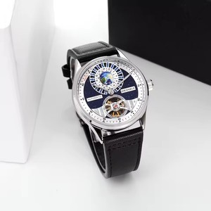Montres mécaniques automatiques pour hommes, cadran squelette, lumineuses, étanches 3 ATM, mouvement chinois, luxe et mode, livraison directe - Product Image 4