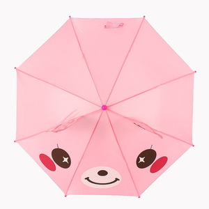 Parapluie Enfant 3D Semi-Automatique, Design de Dessin Animé, Pointes Arrondies Sûres pour Tout-Petits - Product Image 3