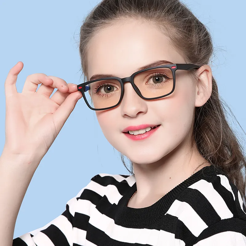 Occhiali per Computer con blocco della luce blu bambini TR90 montature per occhiali per bambini in silicone morbido leggero per occhiali per bambini