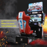 Machine de course urbaine HD pour jeux vidéo, grand équipement de divertissement de simulation pour adultes et enfants, garantie 1 an, langue anglaise