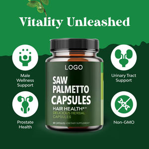 高効率のこぎり<span class=keywords><strong>Palmetto</strong></span>前立腺サプリメントビオチン複数鉱物は、女性と男性のサポートのためのパルメットカプセルを見ました - Product Image 4