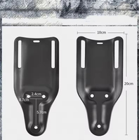 Holster de jambe tactique en nylon à dégagement rapide pour la chasse, kit de système de verrouillage rapide, passant de ceinture universel avec ceintures
