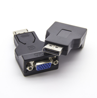 Precio a granel 1080P Dp Display Port Entrada A Adaptador de salida VGA Puerto de pantalla macho a hembra a adaptador Vga