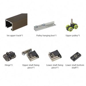 ชุดอุปกรณ์ประตูบานเลื่อน WEKIS ผลิตจากโลหะผสมสังกะสีทันสมัย พร้อมกลไกปิดแบบนุ่มนวล กันเสียง ทนทาน เหมาะสำหรับห้องนอนและห้องครัว - Product Image 3