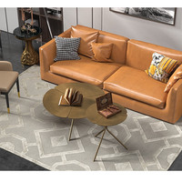 Table basse de style loft industriel vintage, rétro chic, bronze brossé, table d'appoint pour le salon