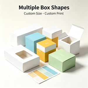 Custom Printed Paper Folding Packaging Box Custom Size Window Box for Retail <b>Gift</b> Box - Product Image 1