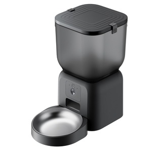 Distributeur de nourriture intelligent pour animaux de compagnie avec interaction vidéo, conteneur de nourriture de 4 L, bol en acier inoxydable pour chiens et chats, prise européenne rechargeable - Product Image 3