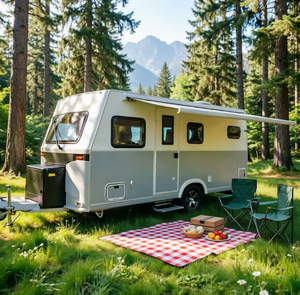 <span class=keywords><strong>Autocaravana</strong></span> OEM Popular para Camping, Fácil de Mover, Diseño Moderno, Estructura Impermeable de Acero Inoxidable, para Aventuras al Aire Libre - Product Image 2