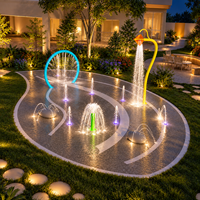Équipement de jeux aquatiques interactifs d'extérieur pour parcs aquatiques, hôtels et aires de jeux aquatiques