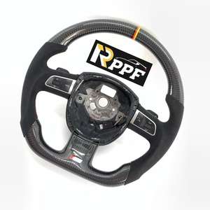 Volante in Fibra di Carbonio Personalizzato Rppf per <span class=keywords><strong>Audi</strong></span> A3 (8P) <span class=keywords><strong>Sportback</strong></span>, A4 (B8) Avant, A5 (8T), A6 (C6), A8 (D3), Q5 (8R) - Product Image 2