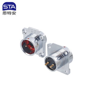 Sf16 IP67 không thấm nước Nam Nữ cắm Bảng điều khiển Vuông Gắn Ổ cắm điện 2 3 4 5 6 7 9 chân kết nối cáp đẩy tròn - Product Image 2