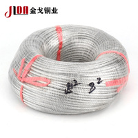 Fil de cuivre nu torsadé flexible de longueur personnalisée 1-100M, diamètre extérieur 3-18mm, multi-brins, forme torsadée C11000 Cuivre TJRX-6mm JLDA