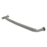Tuyau métallique en acier inoxydable courbé DN32 avec coude - Fabrication directe d'usine personnalisable