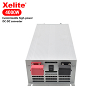 Convertisseur DC-DC 3kW 4kW, large plage d'entrée 24-800V, sortie réglable, fonctionnement en parallèle, refroidissement par ventilateur intelligent, système solaire, charge de batterie