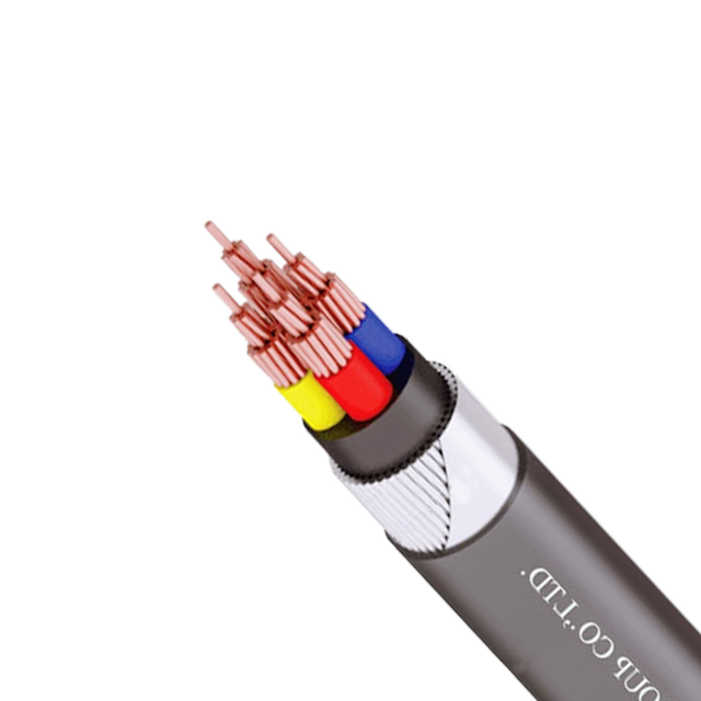 Shielded YJLV32 XLPE Insulated SWA Armored Power Cable 0.6/1kV Anti-interference Underground Transmission Cable for Construction