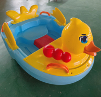 QIQU Fabricant Fournisseur Nouveau Design Bateau à Pédales en Forme de Canard pour Adultes en Acier Inoxydable PE Capacité 100kg Coloré Utilisation Intérieure Extérieure